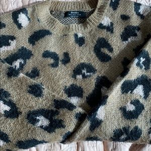 ASOS LEOPARD SWEATER AS SEEN ON ASPYN OVARD